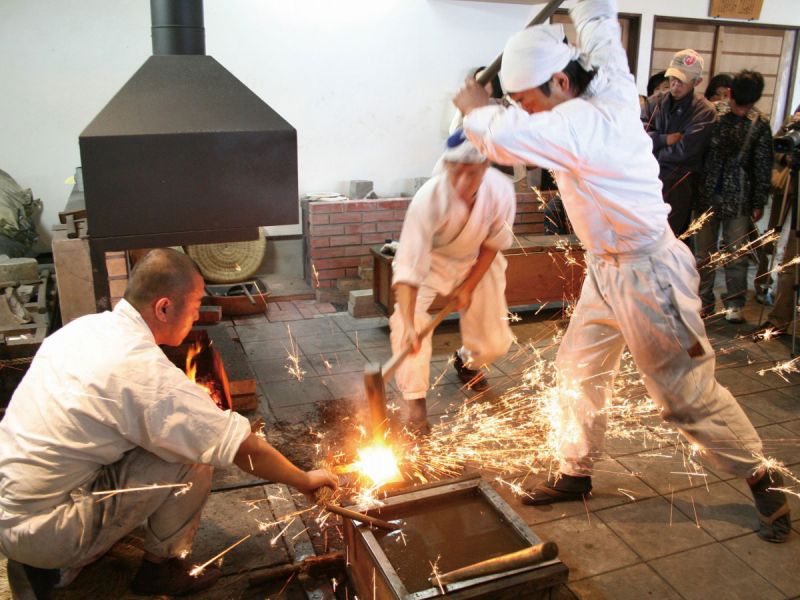 quy trình rèn kiếm nhật